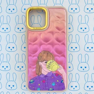 Funda Relieve con Corazones