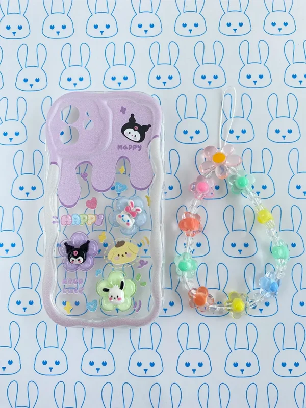 Funda Kuromi 3D con accesorio - Imagen 3