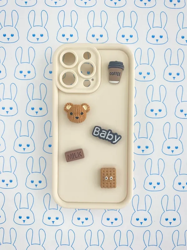 Funda Perzonalizada 3D con Pines Coffee-Milk - Imagen 4