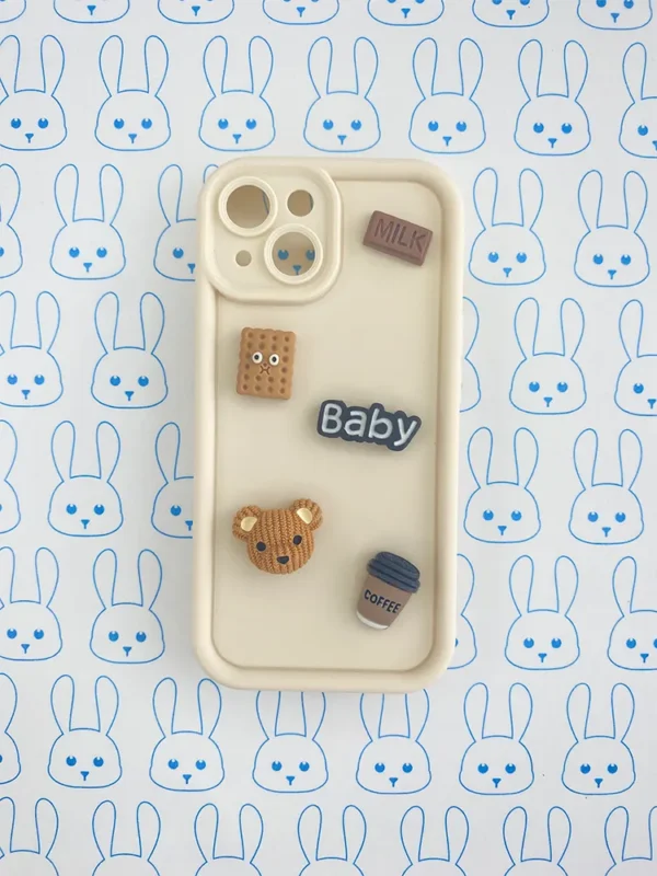 Funda Perzonalizada 3D con Pines Coffee-Milk - Imagen 5