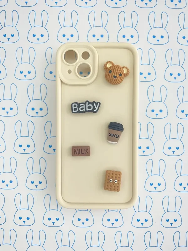 Funda Perzonalizada 3D con Pines Coffee-Milk - Imagen 6