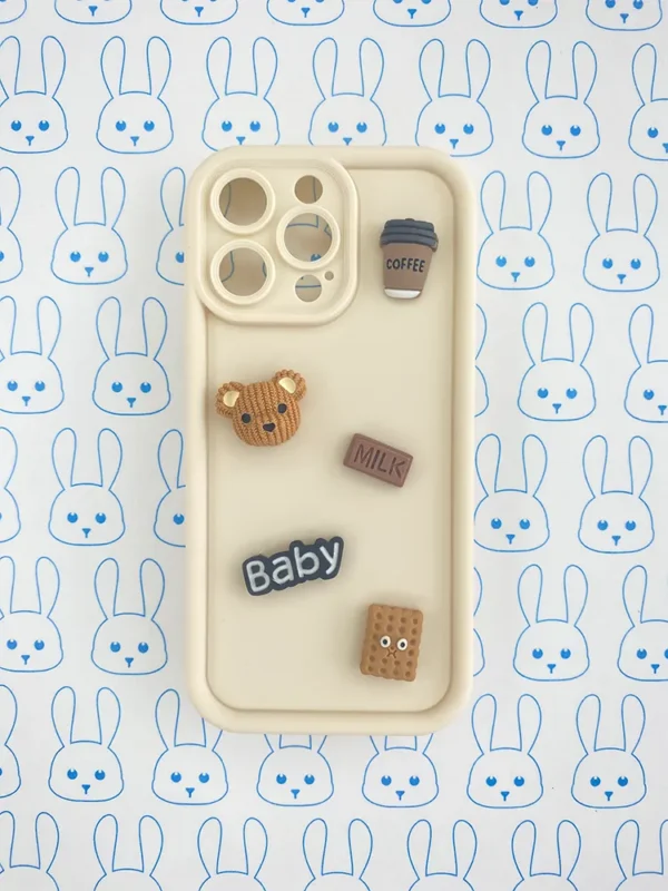 Funda Perzonalizada 3D con Pines Coffee-Milk - Imagen 7