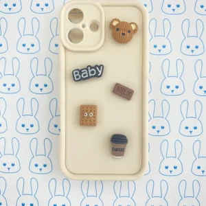 Funda Perzonalizada 3D con Pines Coffee-Milk