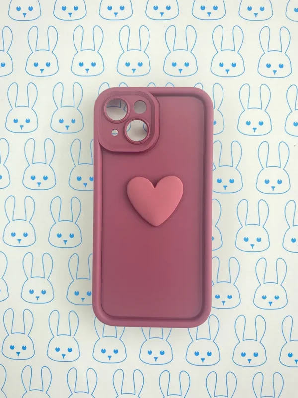 Funda Roja con Forma de Corazón - Imagen 2