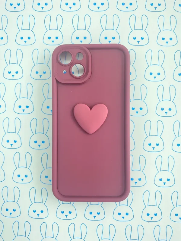 Funda Roja con Forma de Corazón - Imagen 3