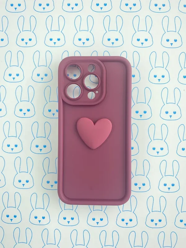 Funda Roja con Forma de Corazón - Imagen 4