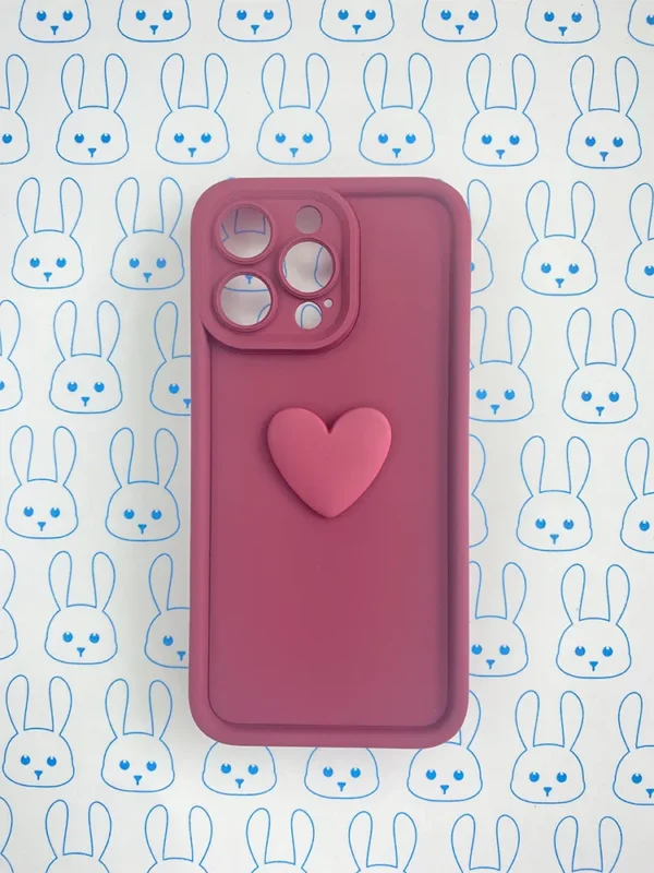 Funda Roja con Forma de Corazón - Imagen 5