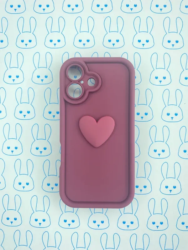 Funda Roja con Forma de Corazón - Imagen 6