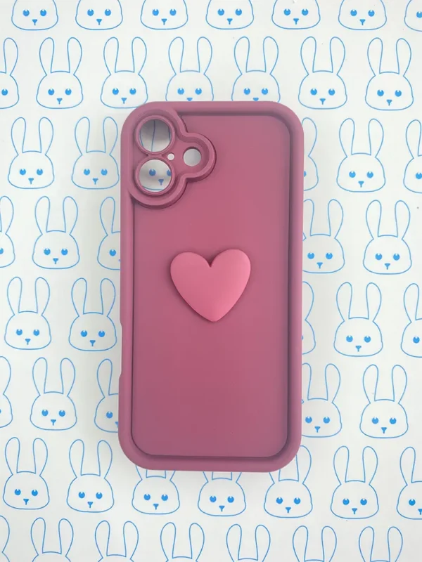 Funda Roja con Forma de Corazón - Imagen 7