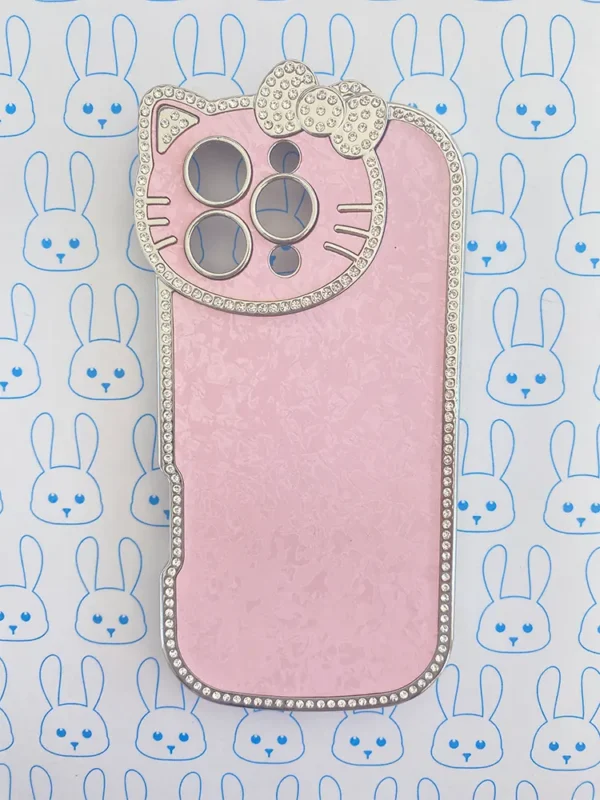 Funda Diamantada Rosa Hello Kitty - Imagen 12