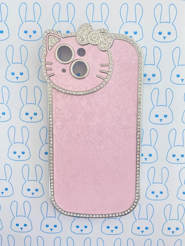 Funda Diamantada Rosa Hello Kitty - Imagen 7