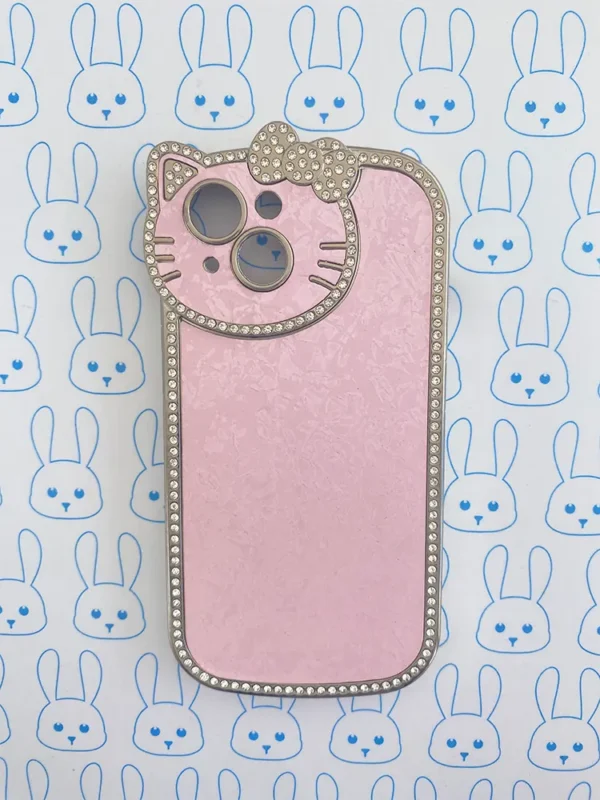 Funda Diamantada Rosa Hello Kitty - Imagen 9