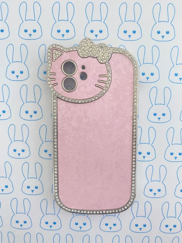 Funda Diamantada Rosa Hello Kitty - Imagen 11