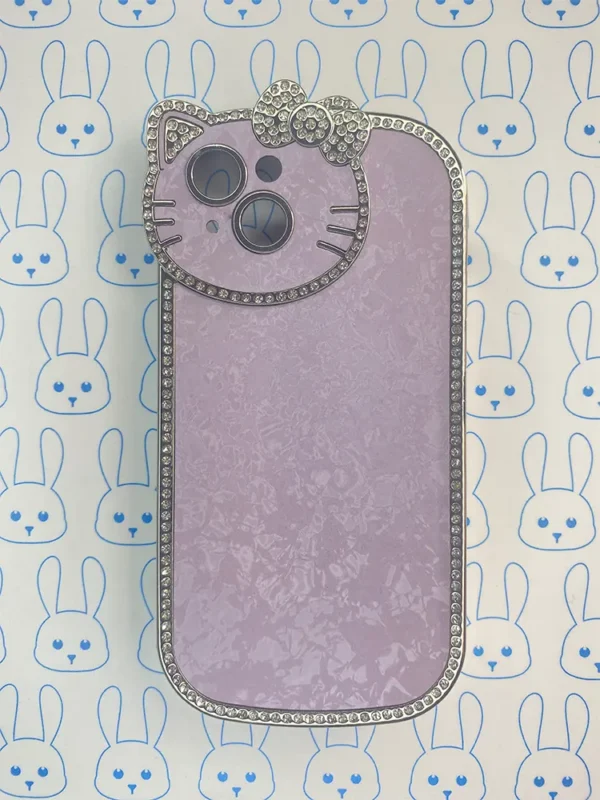 Funda Diamantada Lila Hello Kitty - Imagen 11
