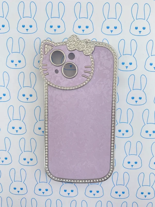 Funda Diamantada Lila Hello Kitty - Imagen 12