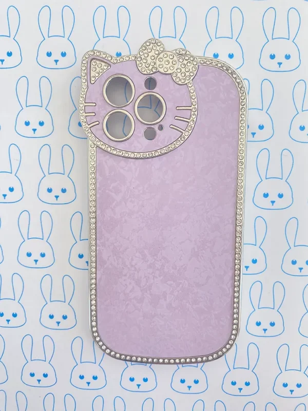 Funda Diamantada Lila Hello Kitty - Imagen 13