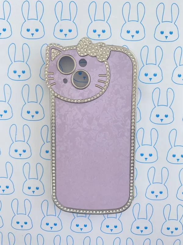 Funda Diamantada Lila Hello Kitty - Imagen 14