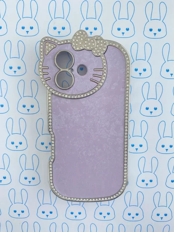 Funda Diamantada Lila Hello Kitty - Imagen 4
