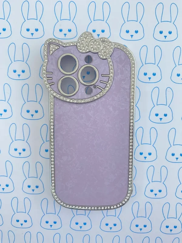 Funda Diamantada Lila Hello Kitty - Imagen 6