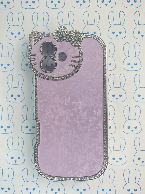 Funda Diamantada Lila Hello Kitty - Imagen 7