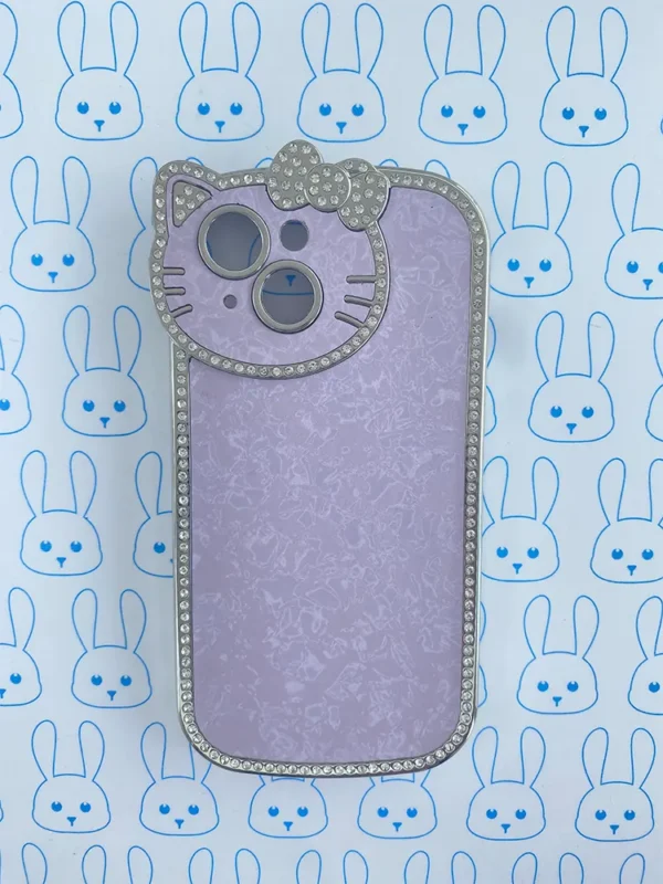 Funda Diamantada Lila Hello Kitty - Imagen 8