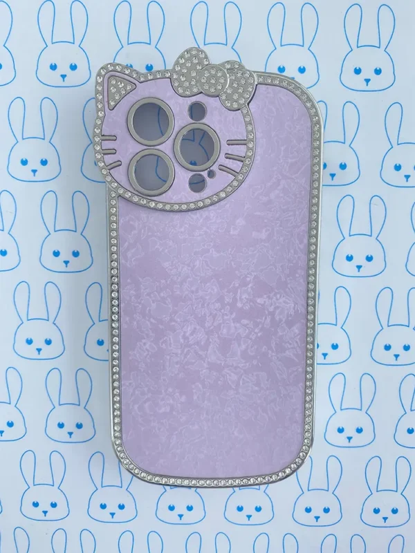 Funda Diamantada Lila Hello Kitty - Imagen 9