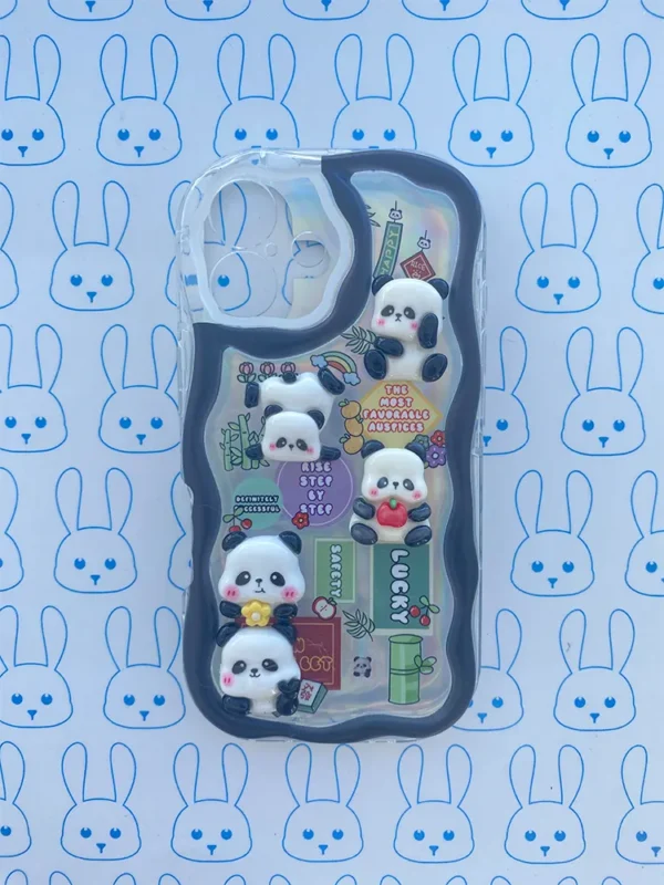 Funda Panda 3D Negro - Imagen 5
