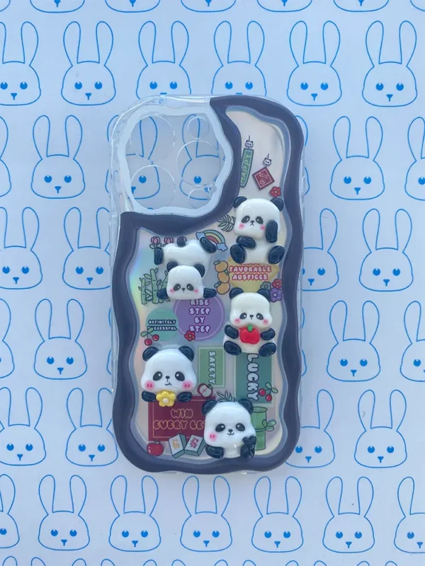 Funda Panda 3D Negro - Imagen 7