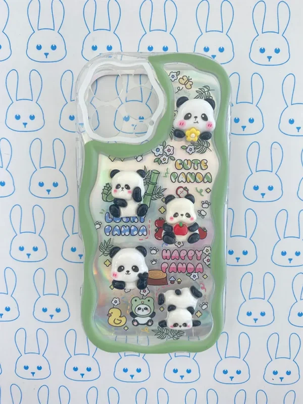 Funda Panda 3D Verde - Imagen 2