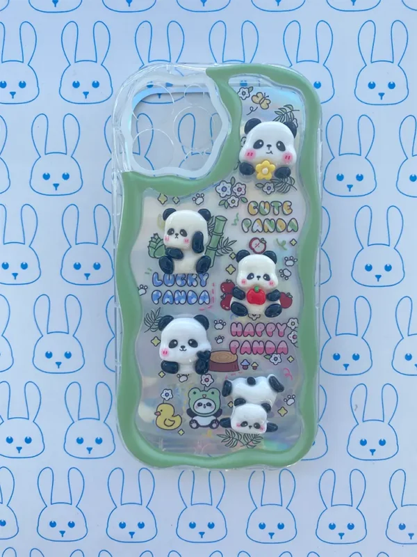 Funda Panda 3D Verde - Imagen 12