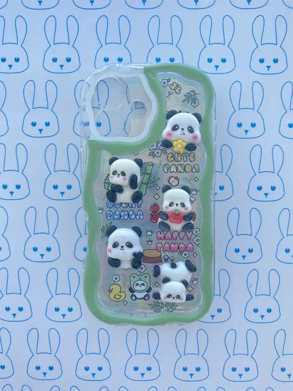 Funda Panda 3D Verde - Imagen 5