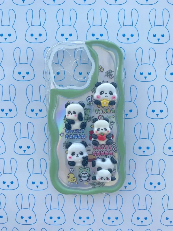 Funda Panda 3D Verde - Imagen 7