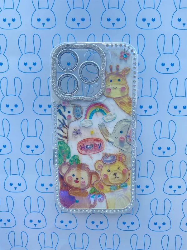Funda Zoo Happy en Acuarela 1