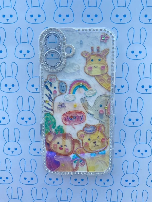 Funda Zoo Happy en Acuarela 1 - Imagen 4