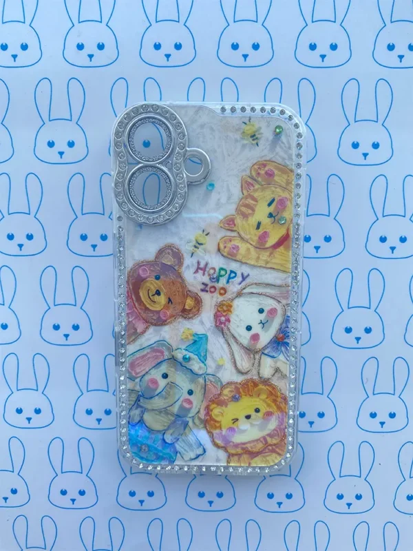 Funda Zoo Happy en Acuarela 2 - Imagen 5