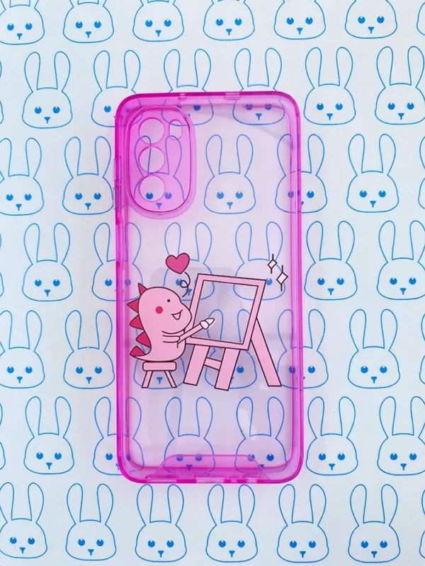 Funda Transparente con Color y Estampado - Imagen 4