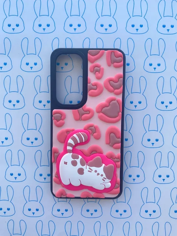 Funda Gato Amoroso 3D