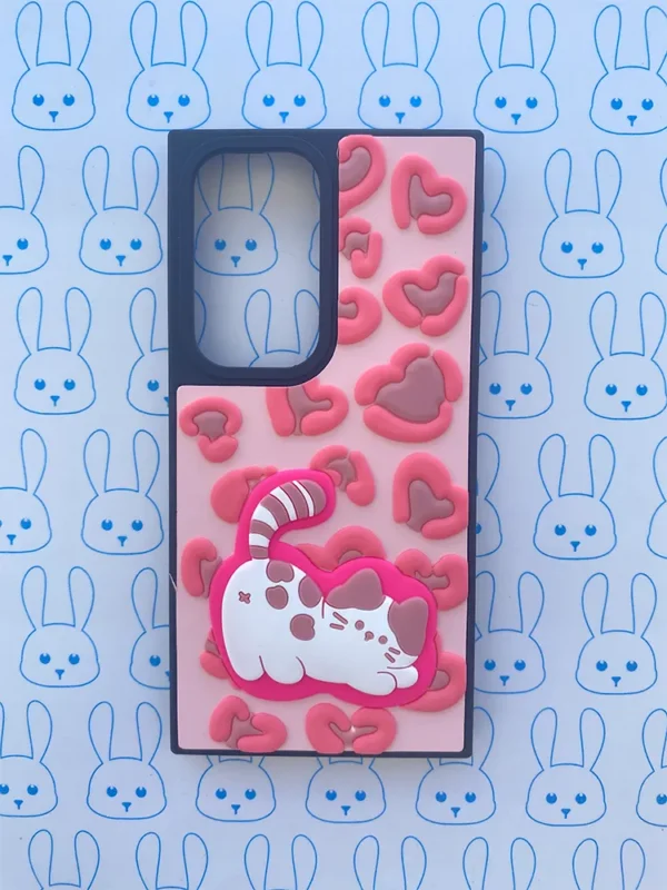 Funda Gato Amoroso 3D - Imagen 4
