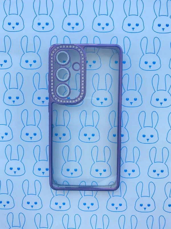 Funda Borde Diamantado Morado