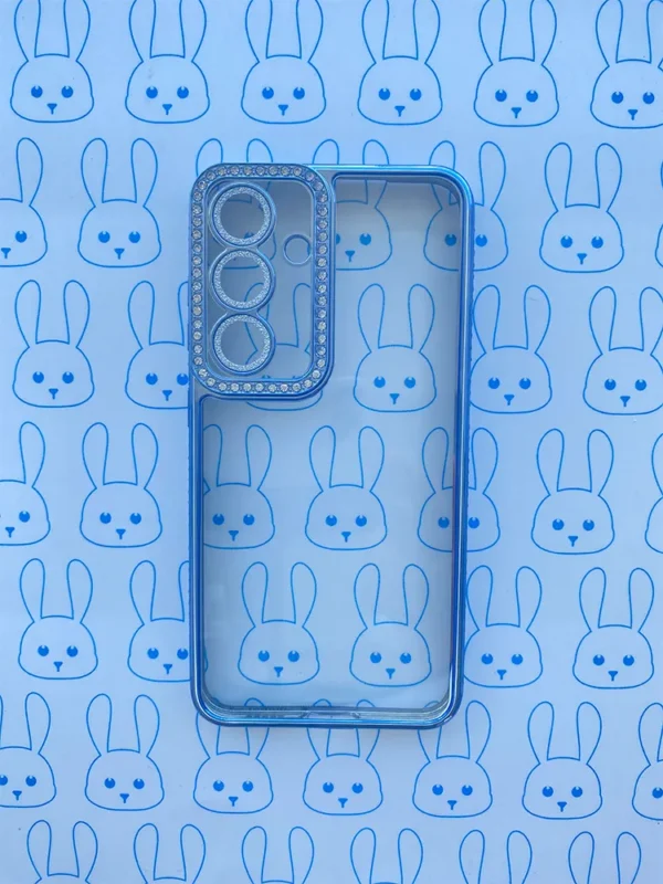 Funda Borde Diamantado Azul
