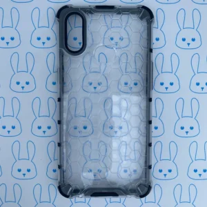 Funda Transparente Con Relieve Hexagonal